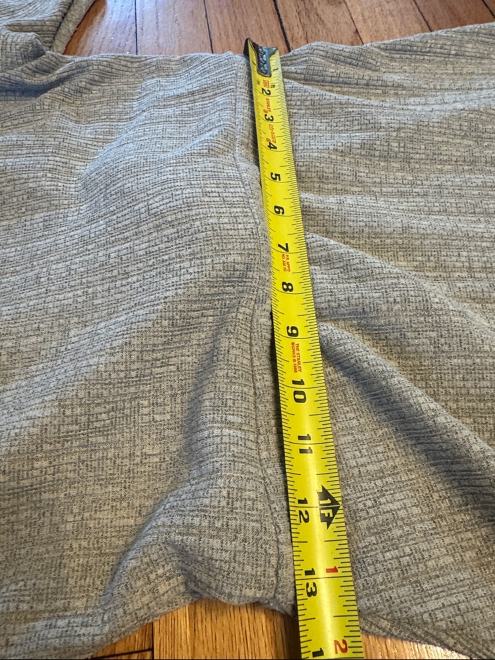 Pull&Bear Dress Light Gray Green Ribbed Tie-Waist Mini Dress M - Picture 6 of 7